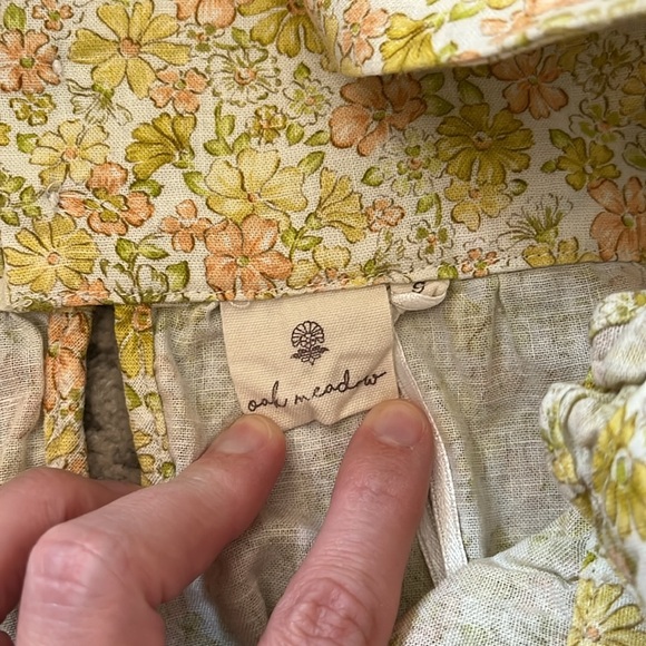 Oak Meadow tea dress in lemon - Picture 2 of 7